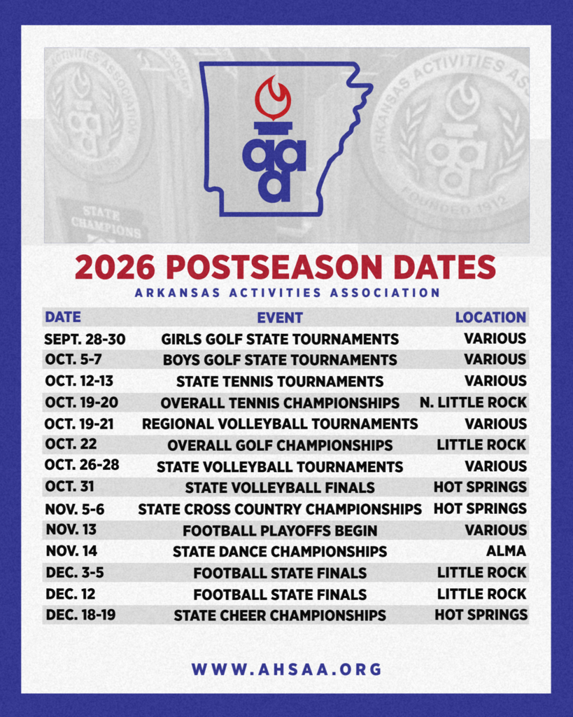 2026 Fall Postseason Dates