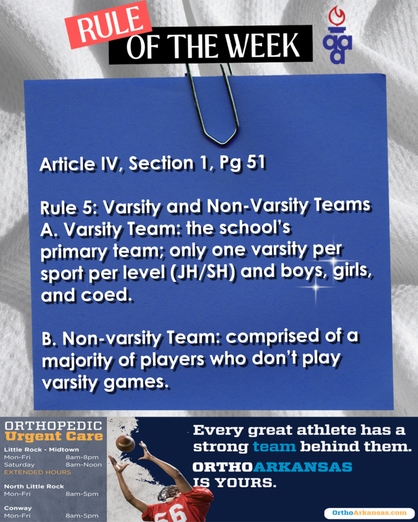 Rule of the Week