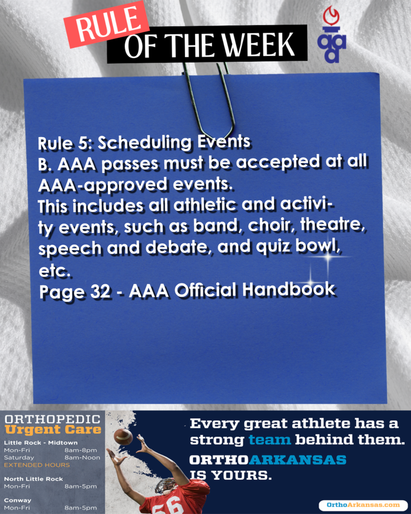 Rule of the Week