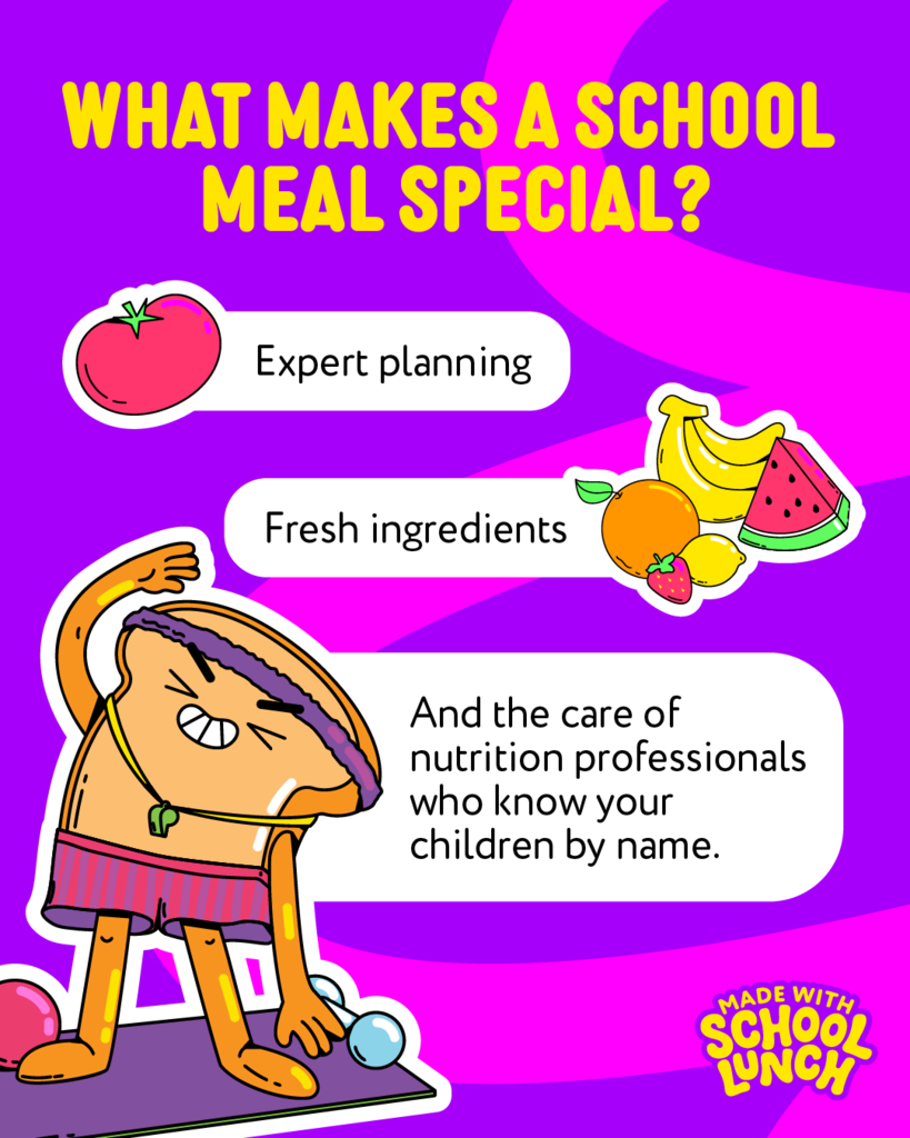 School lunch week flyer