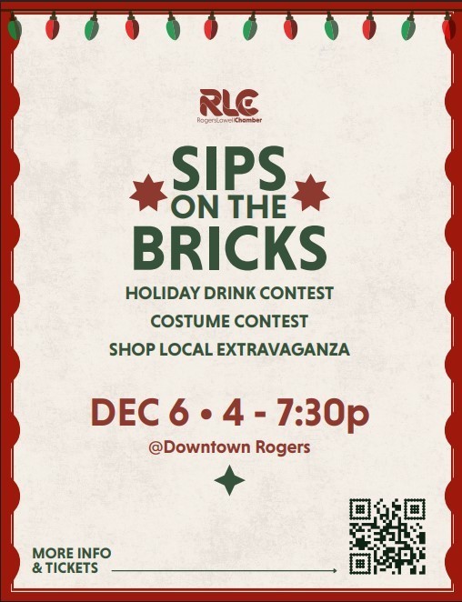 Sips on Bricks flyer