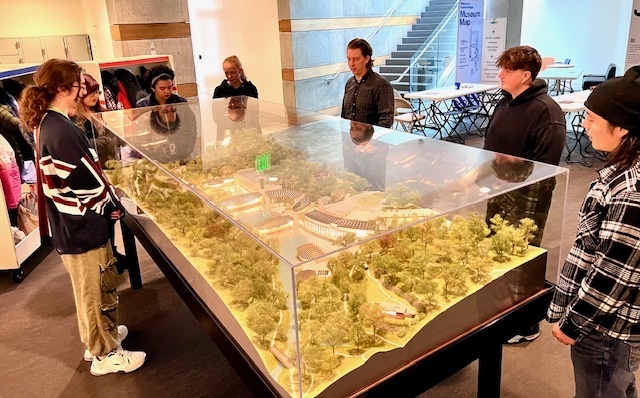 Gallery Intern visit to CB