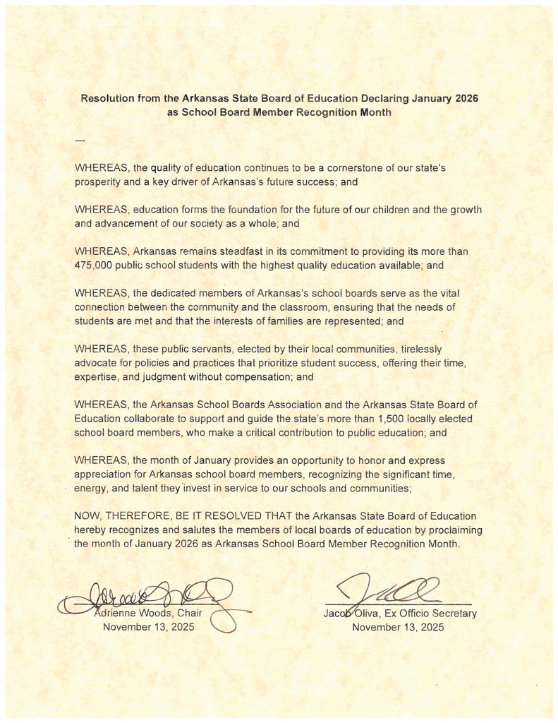 Jan 2026 Board Rec Month Resolution