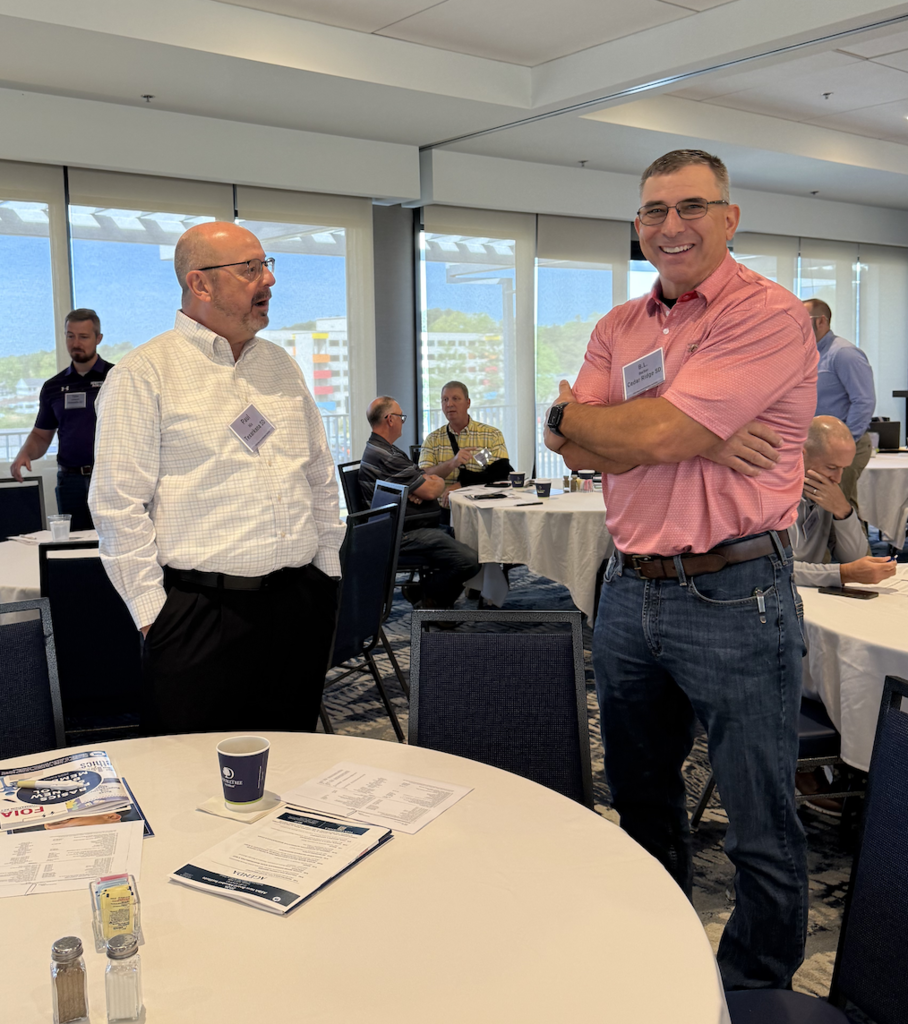 Board members Paul Nix and B.L. Barber