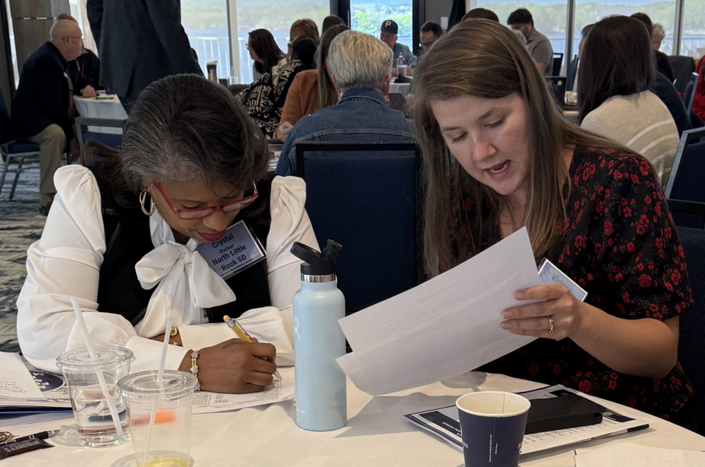 Board members Crystal Barker and Victoria Scott