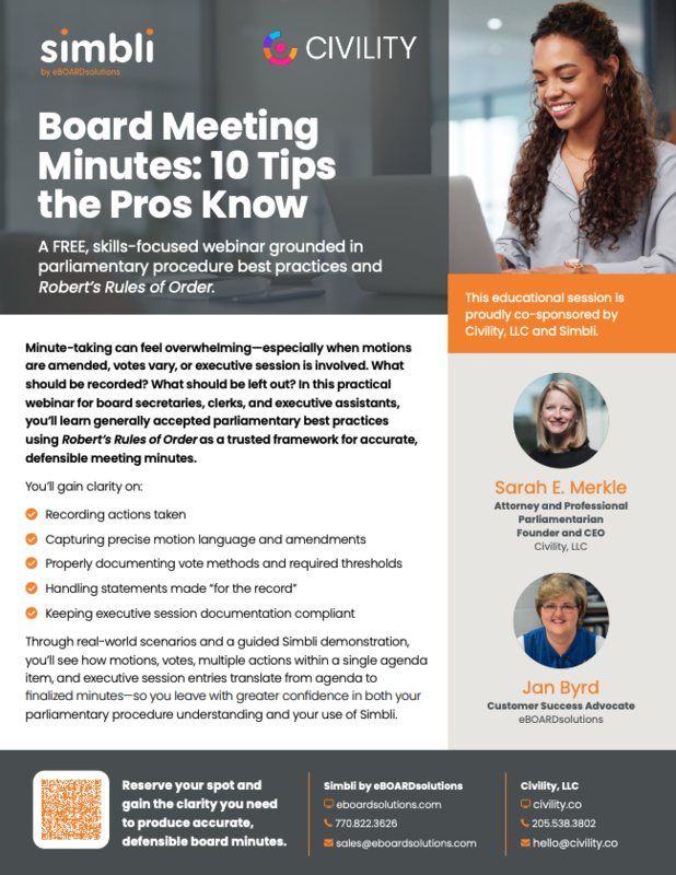 Simbli webinar flyer