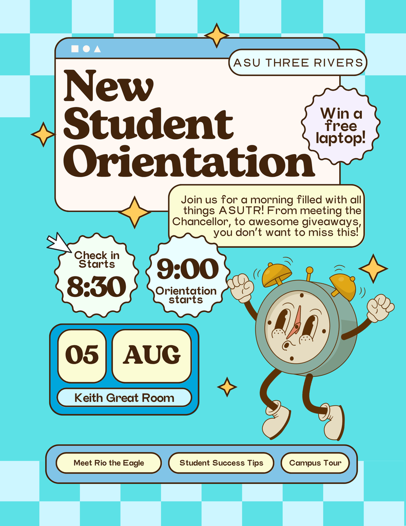 New Student Orientation Flyer