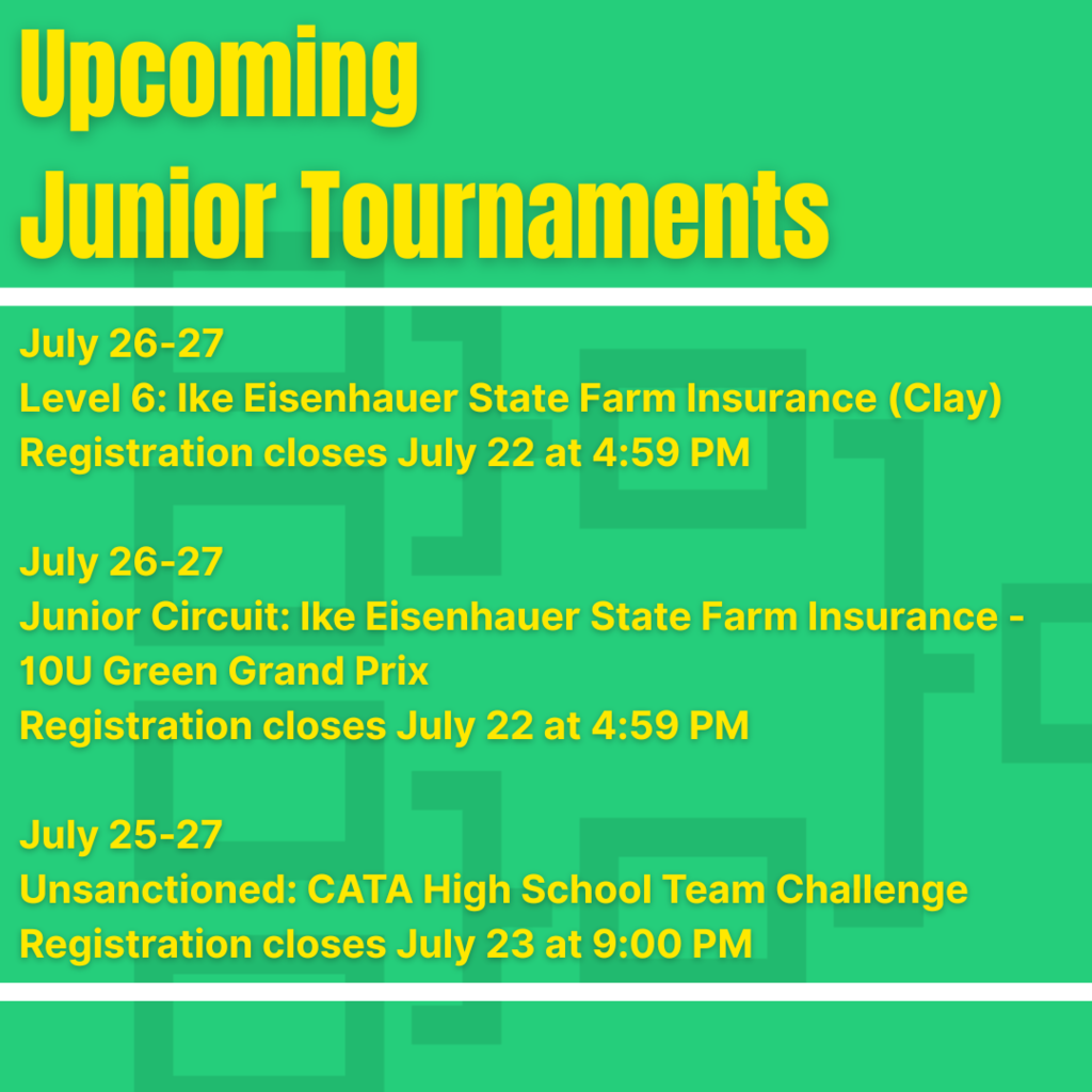 upcoming tournaments