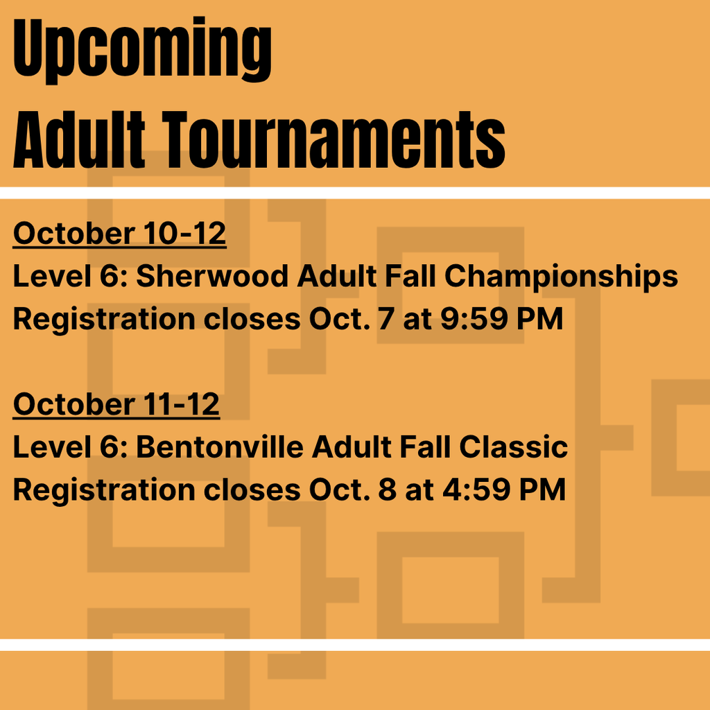 upcoming tournaments