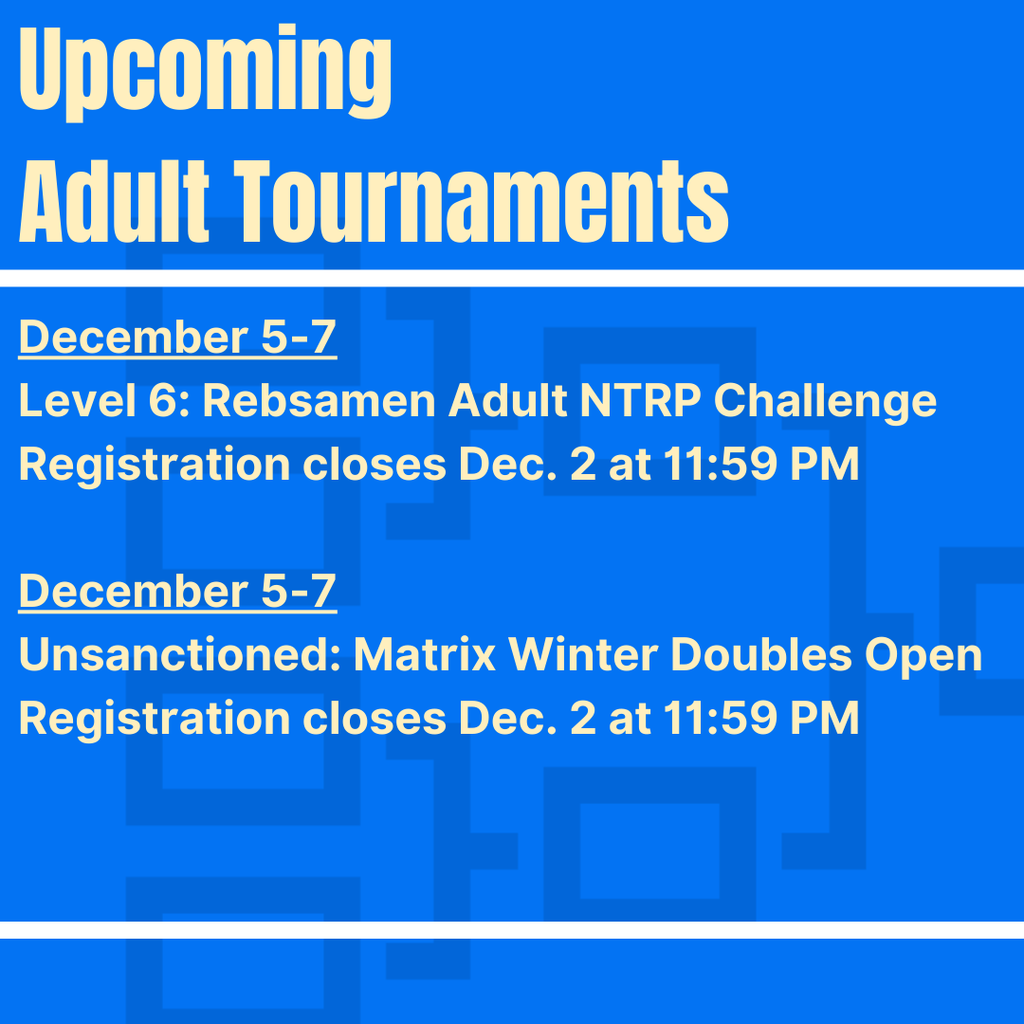 adult tournaments