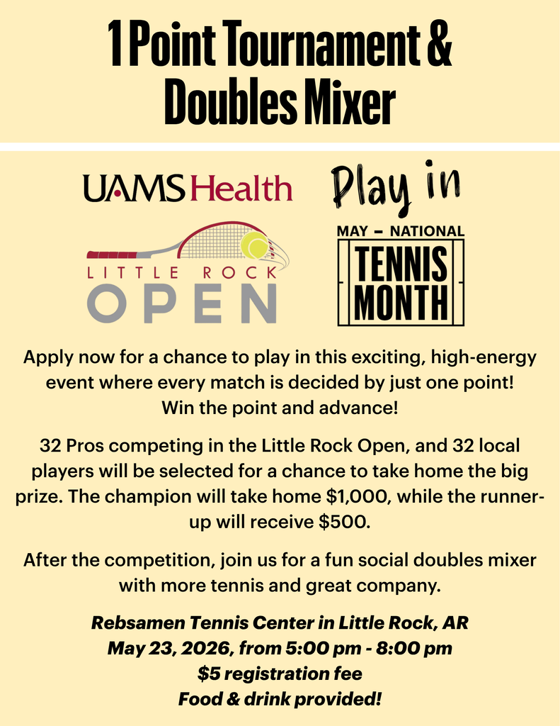 one point tournament & doubles mixer