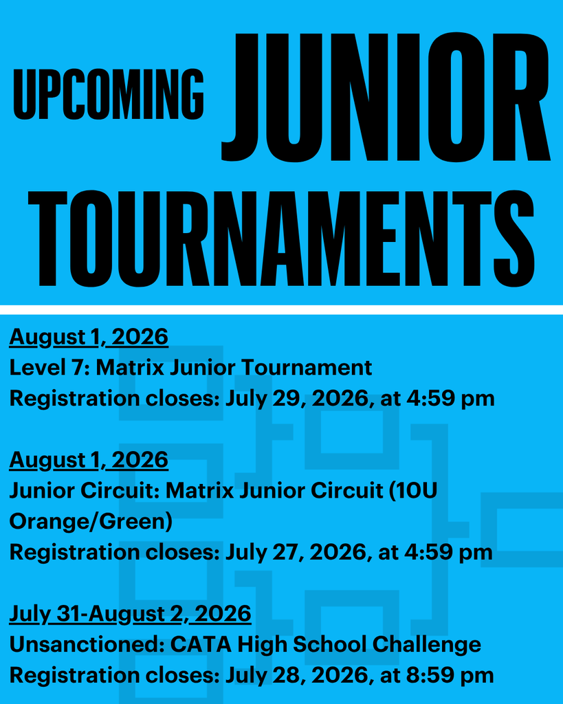 upcoming tournaments