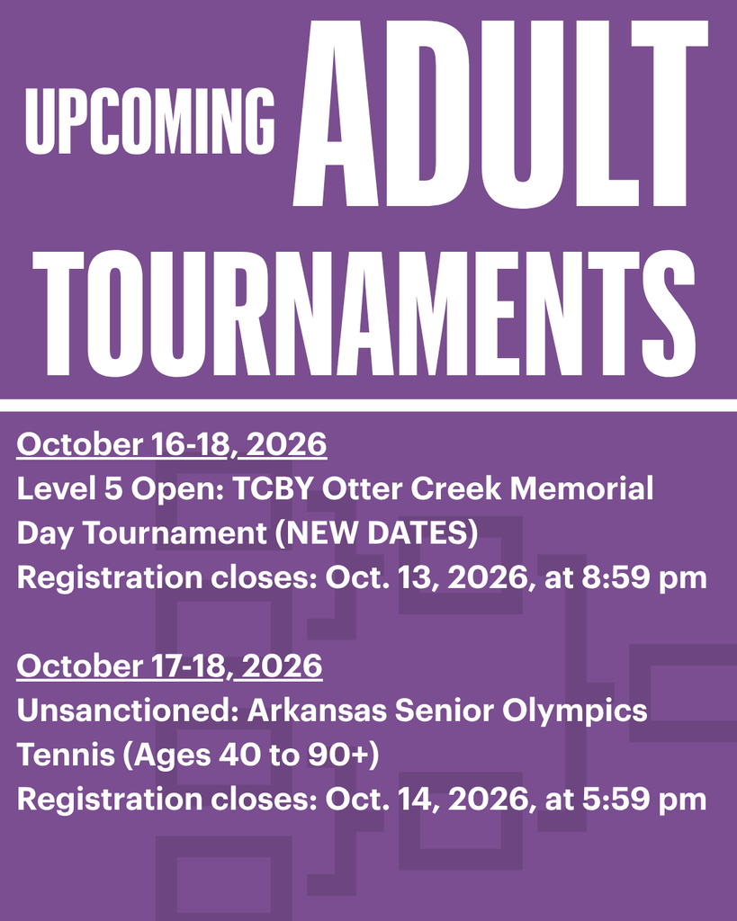 upcoming tournaments