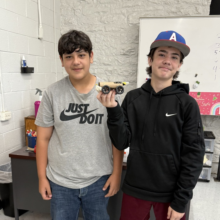 8th grade winners for their class