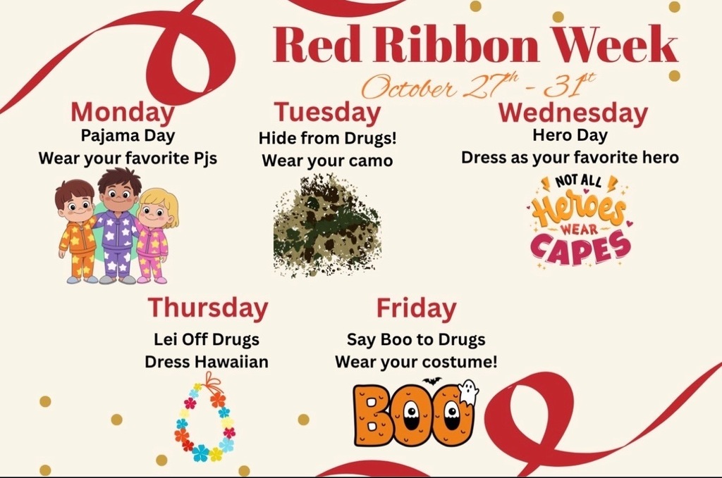 Red Ribbon Week Daily Theme