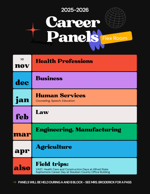 career panel schedule 