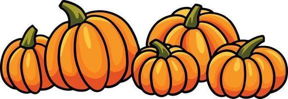 pumpkins with a white background
