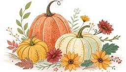 pumpkins and flowers