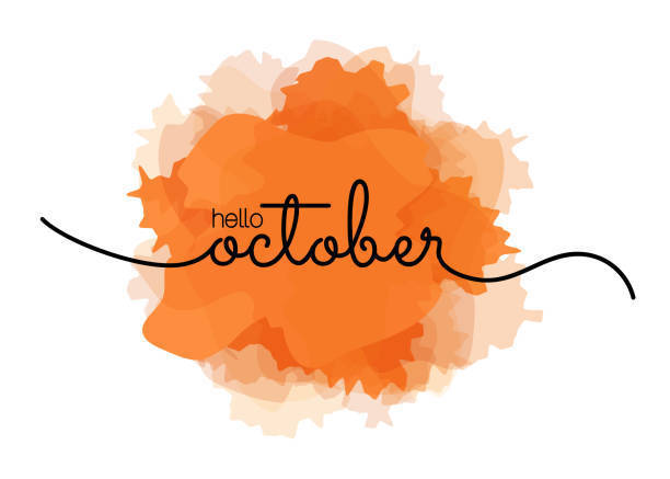 orange background
