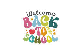 Colorful Welcome Back Logo