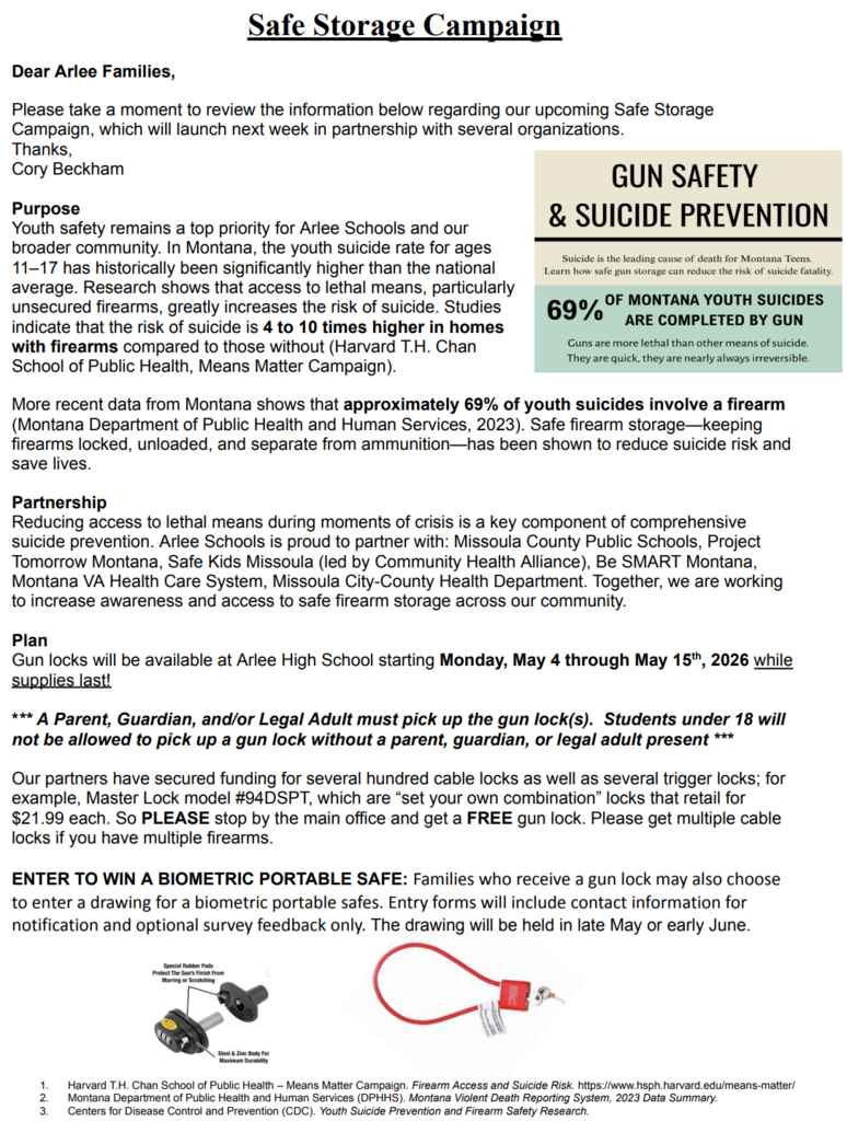 Safe Storage Campaign