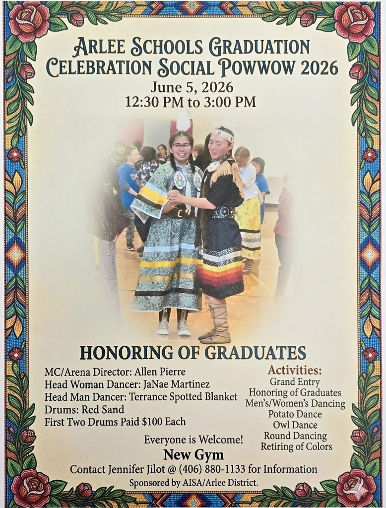 Arlee Schools Graduation Celebration Social Powwow 2026