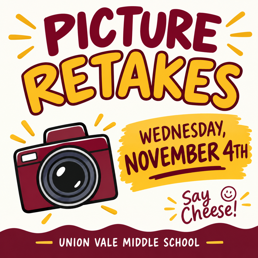 Picture Retakes are Wednesday, November 4th