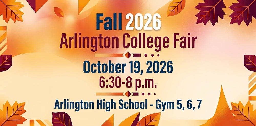 Arlington College Fair October 19, 2026