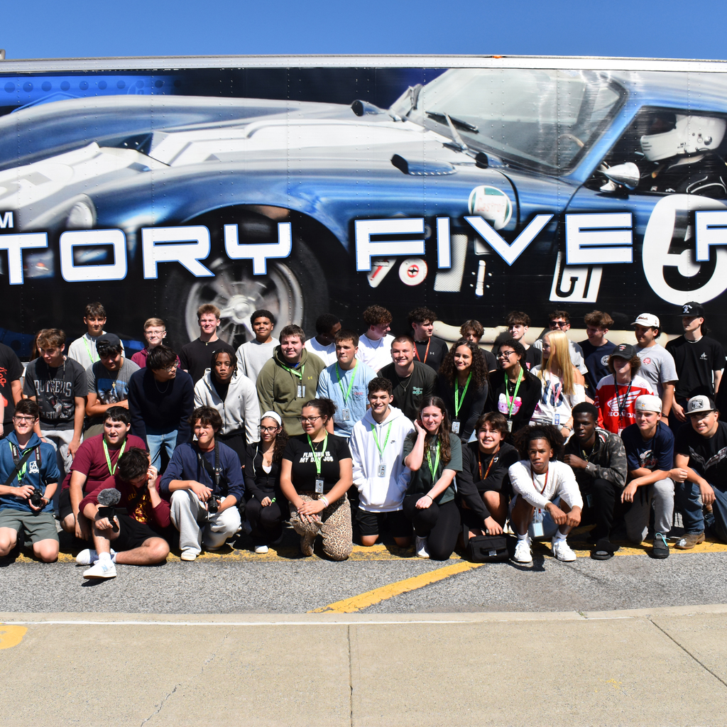 Some of the students involved in the Winners Circle Project
