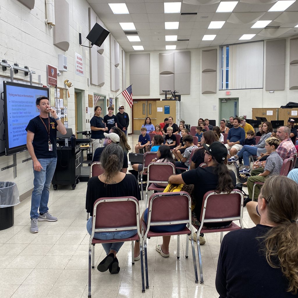 Band teacher demonstration