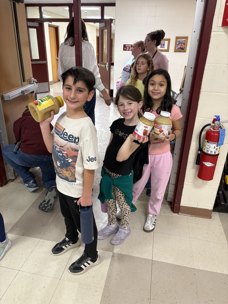 Students with donations