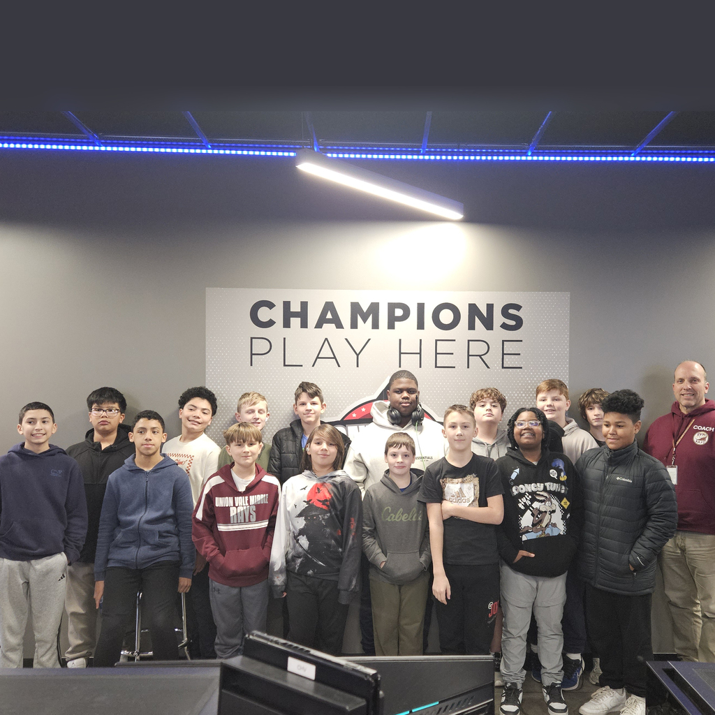 The Union Vale MS eSports team