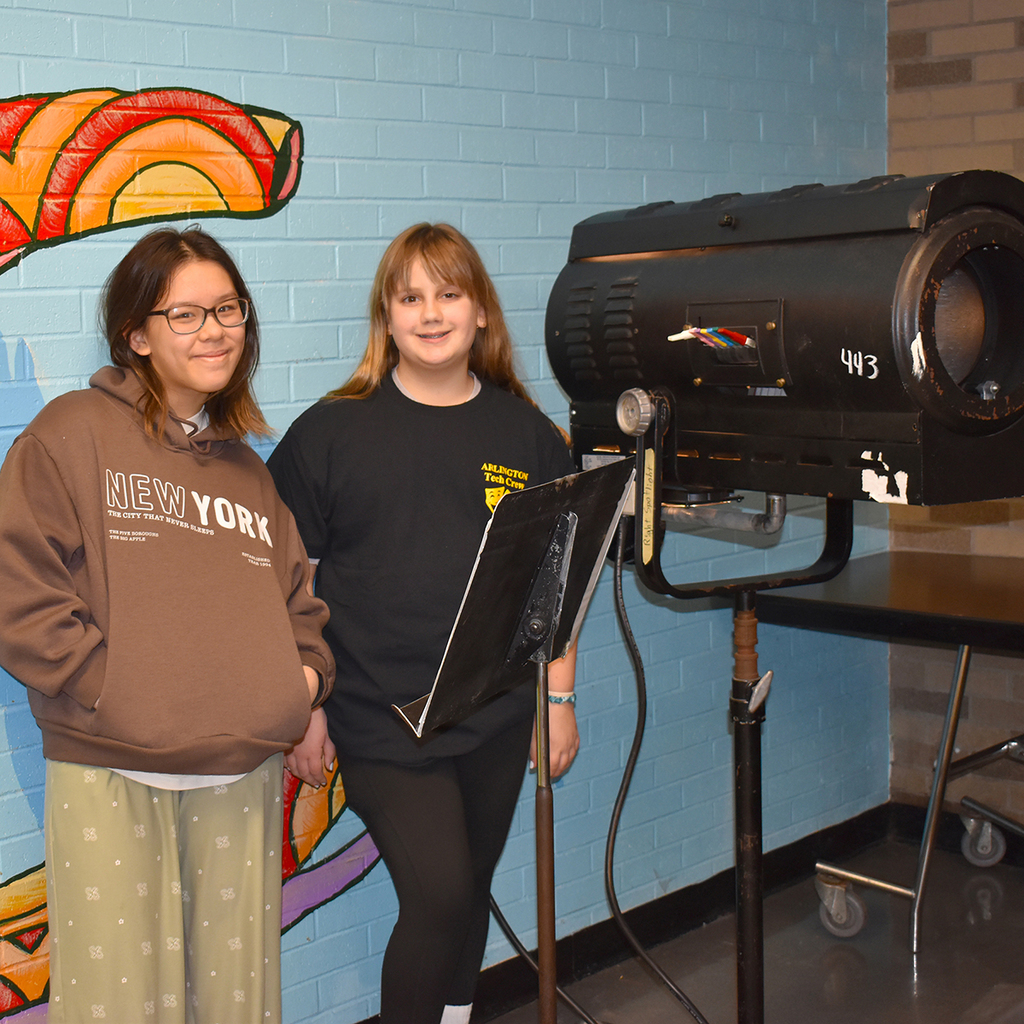 Crew of the Addams Family Musical at LMS