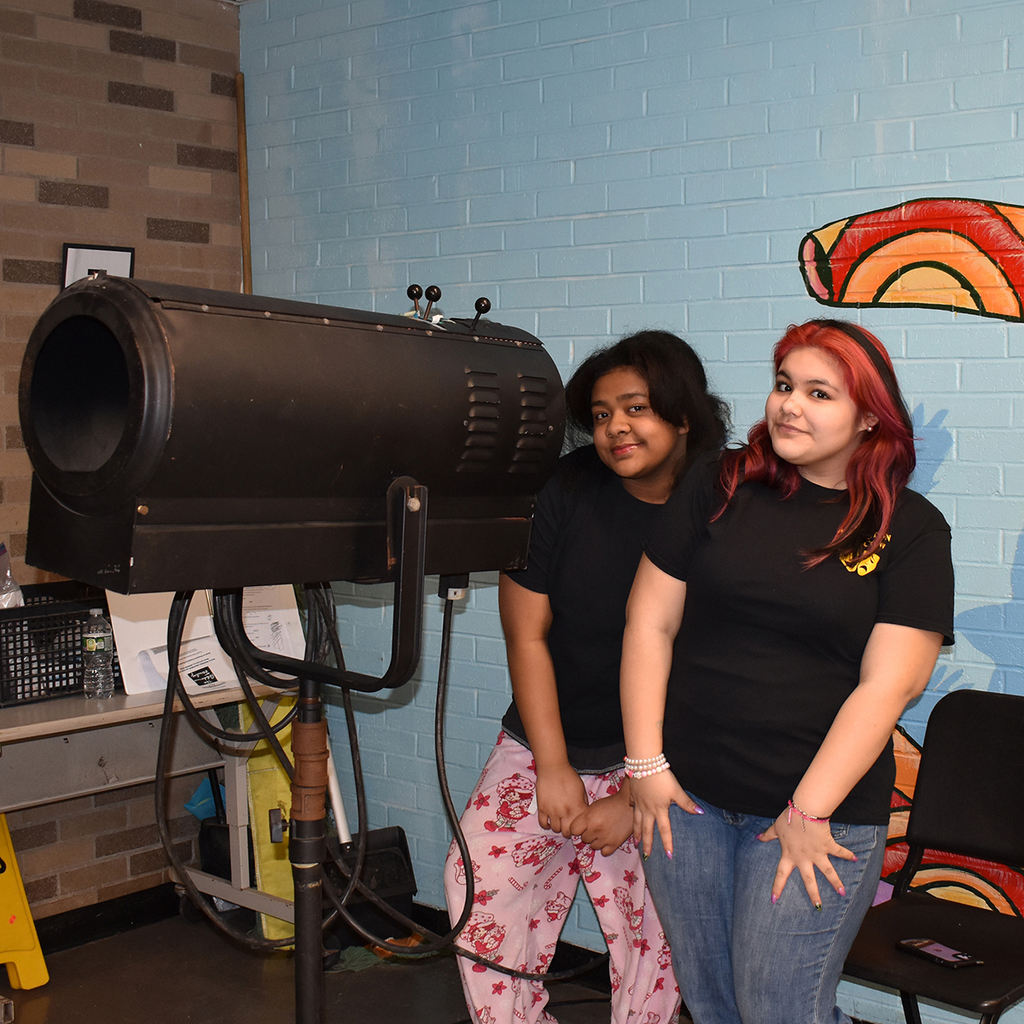 Crew of the Addams Family Musical at LMS
