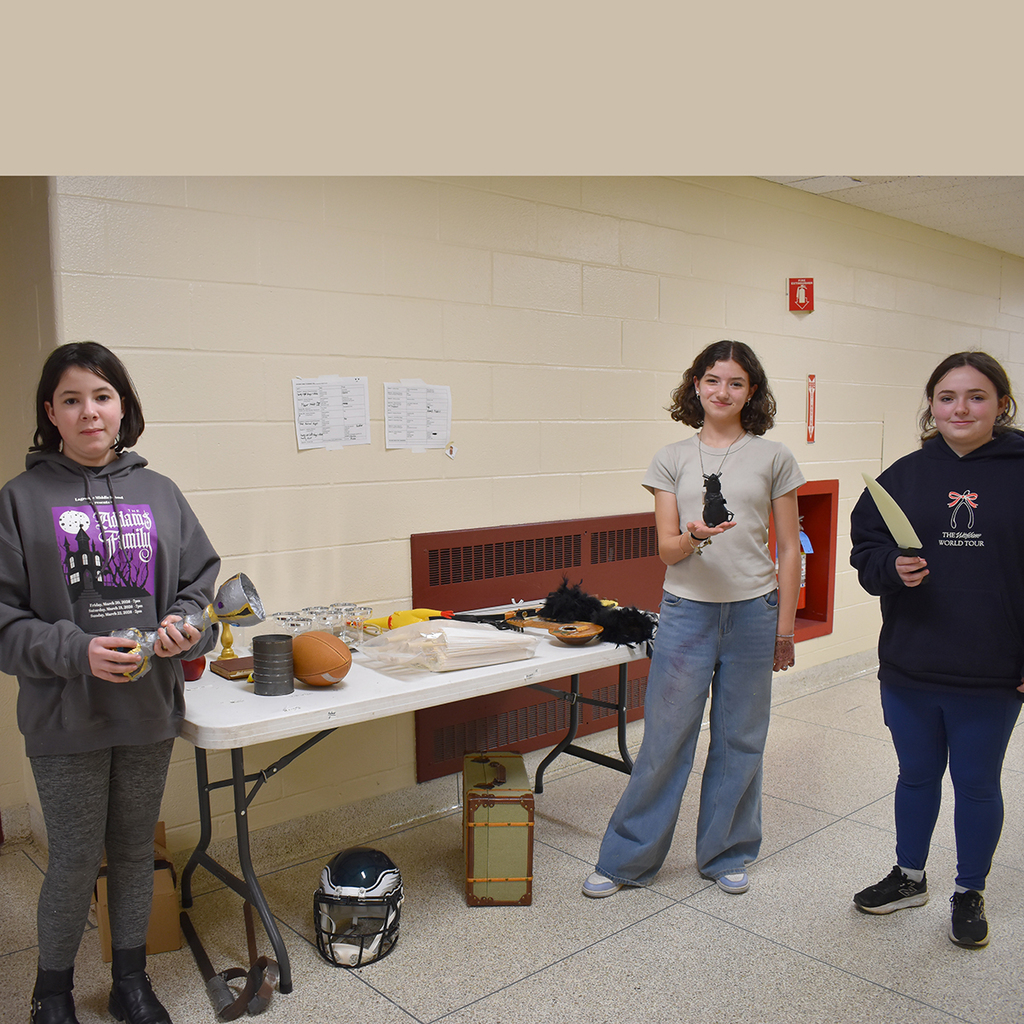 Crew of the Addams Family Musical at LMS