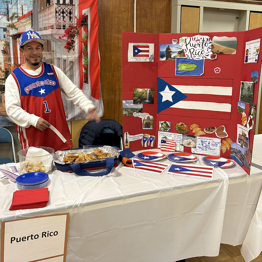 Puerto Rico table at the OPS International Showcase event