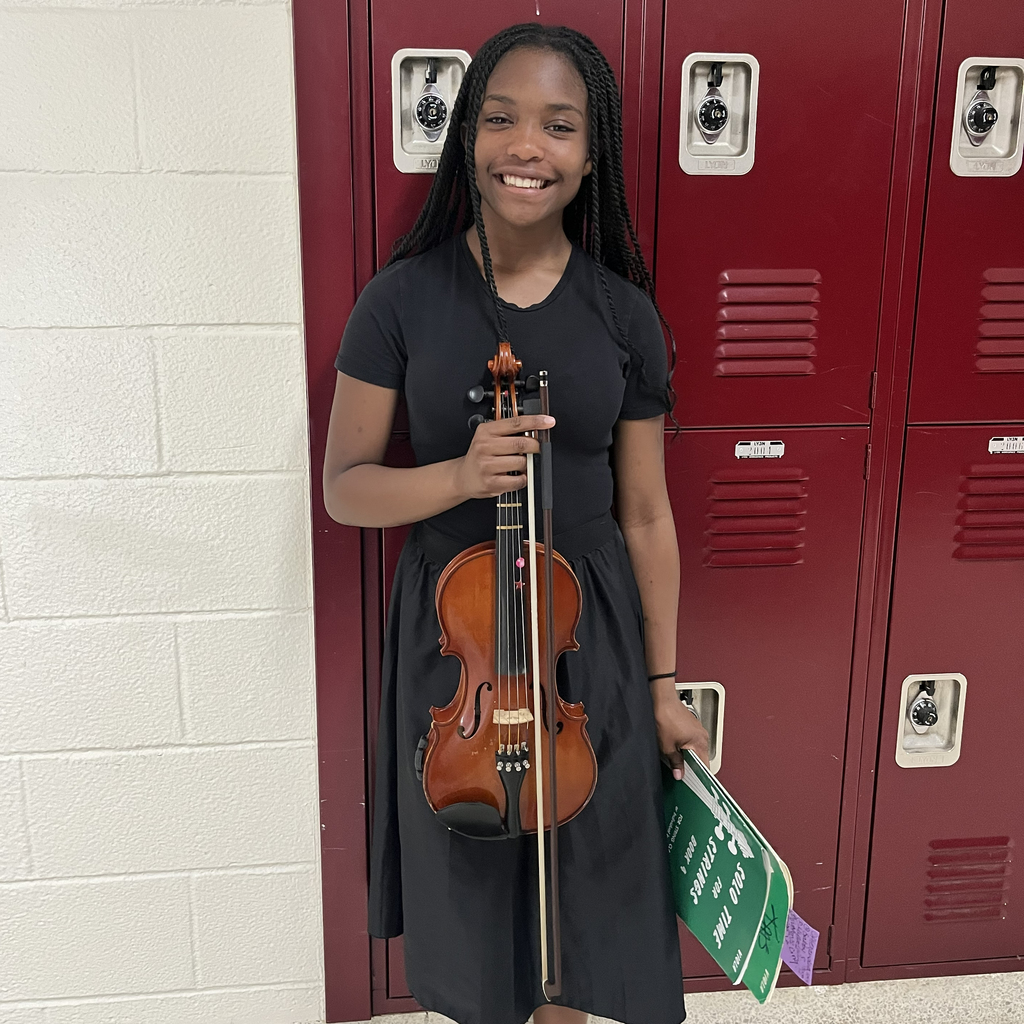 student with violin