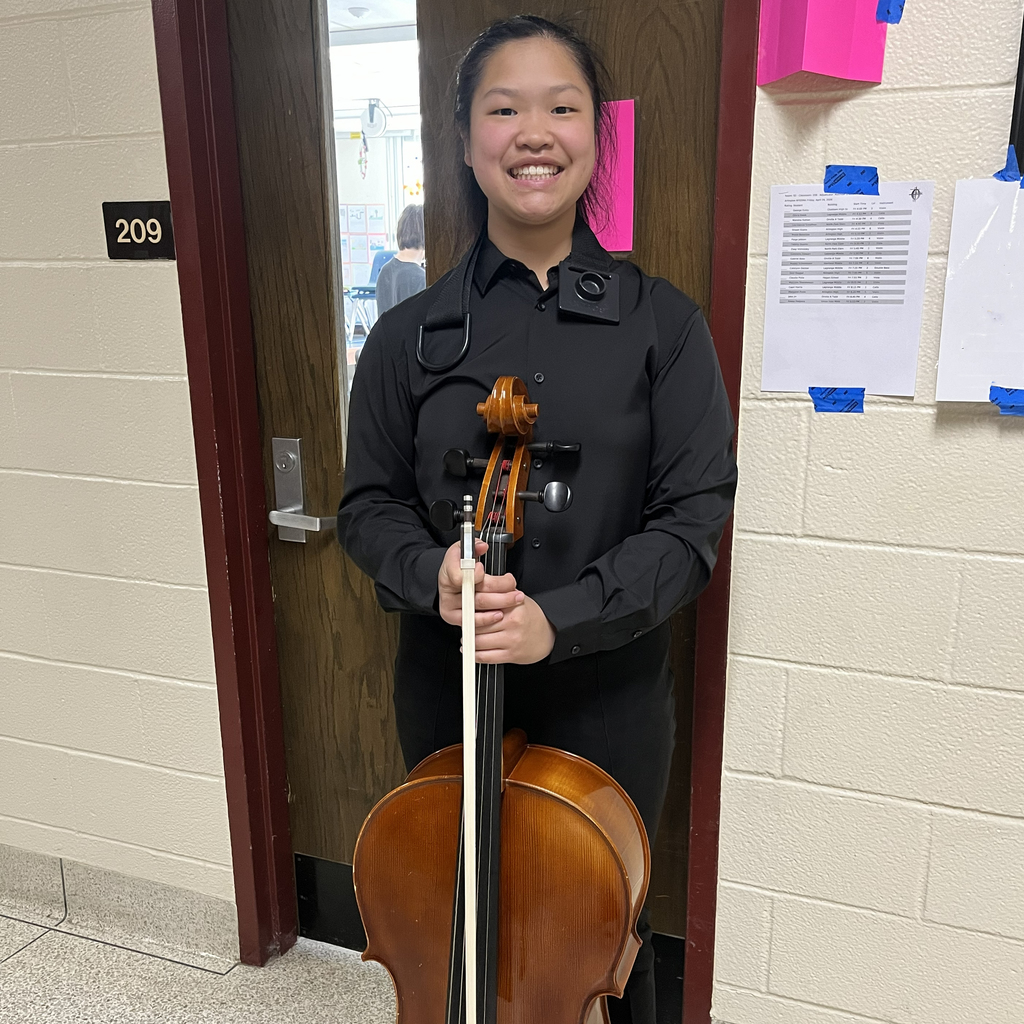 student with cello