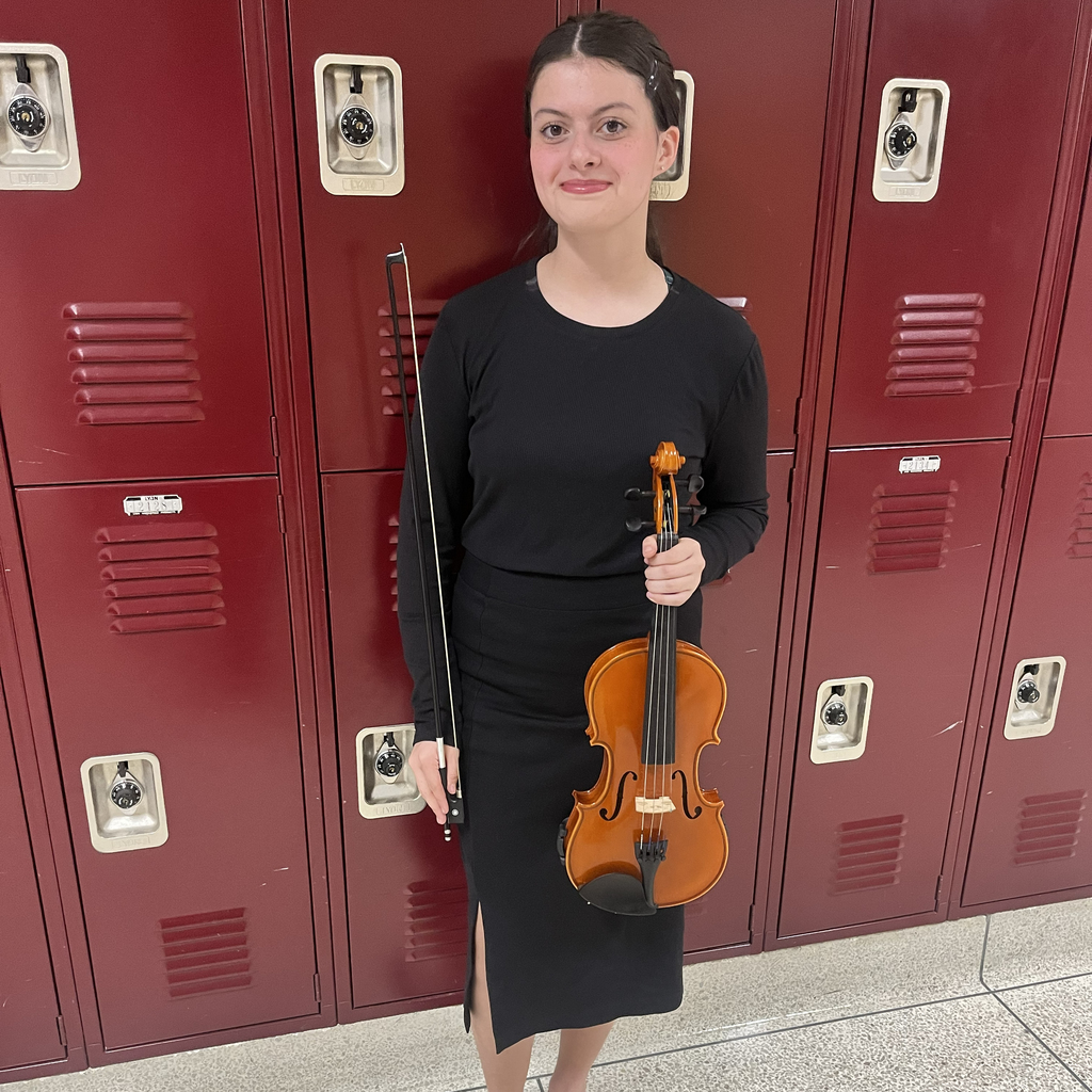 Student  with violin