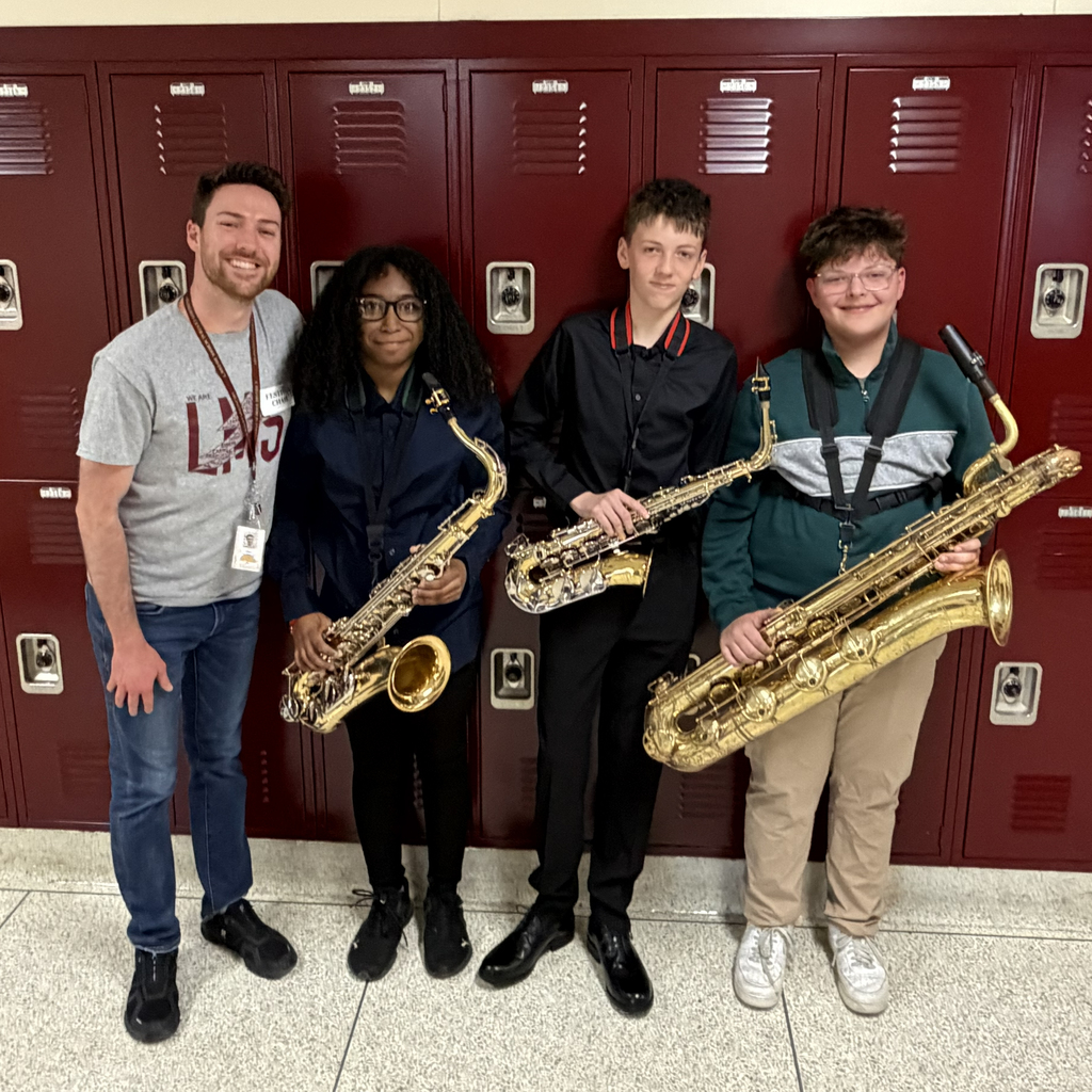 Mr. Ryan with three brass participants