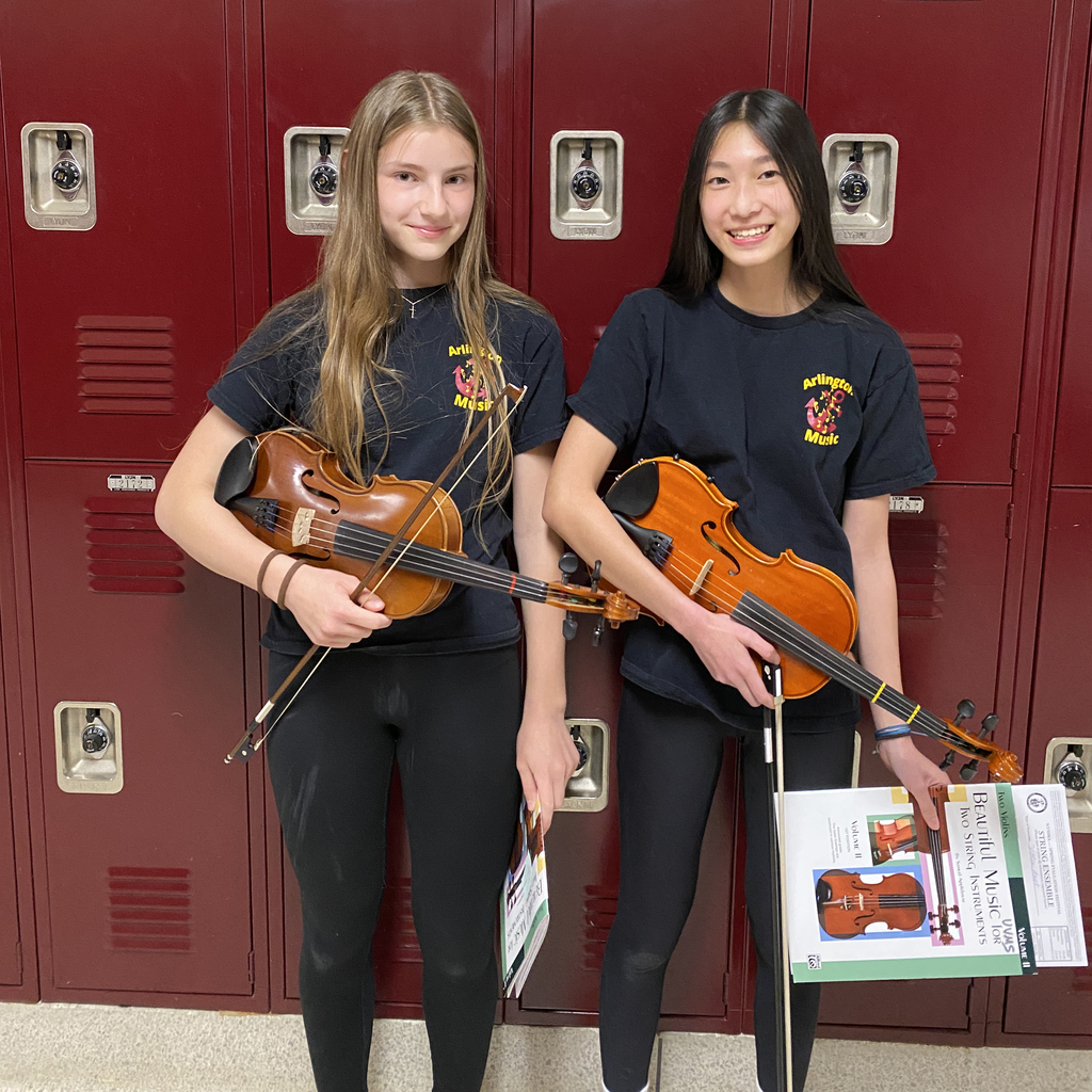 two UVMS students at the NYSSMA festival at LMS