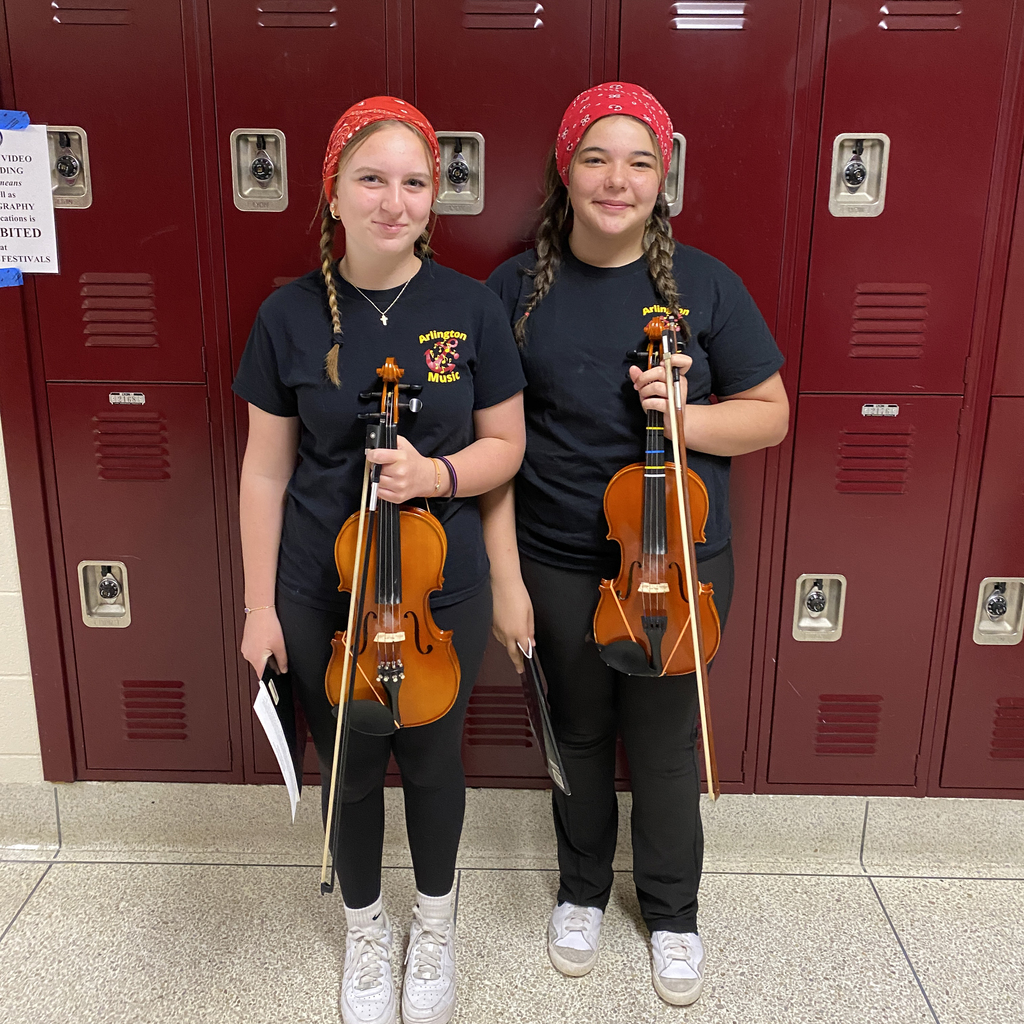 2 UVMS violin students at the NYSSMA festival