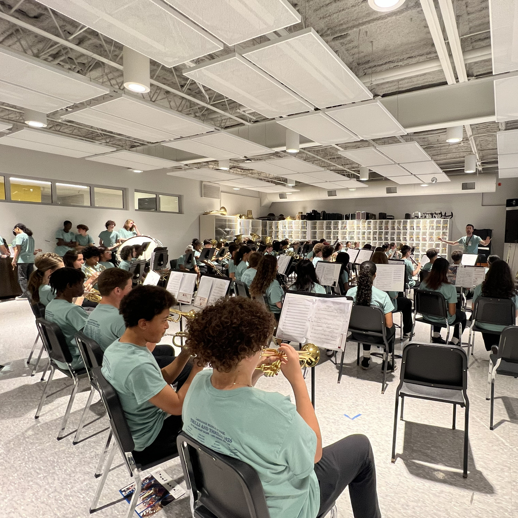 LMS 8th grade band students 