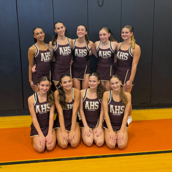 Nine Arlington HS cheerleaders
