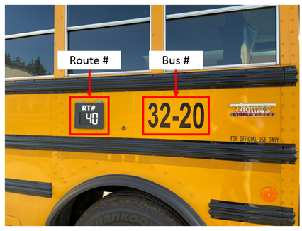 Bus Number
