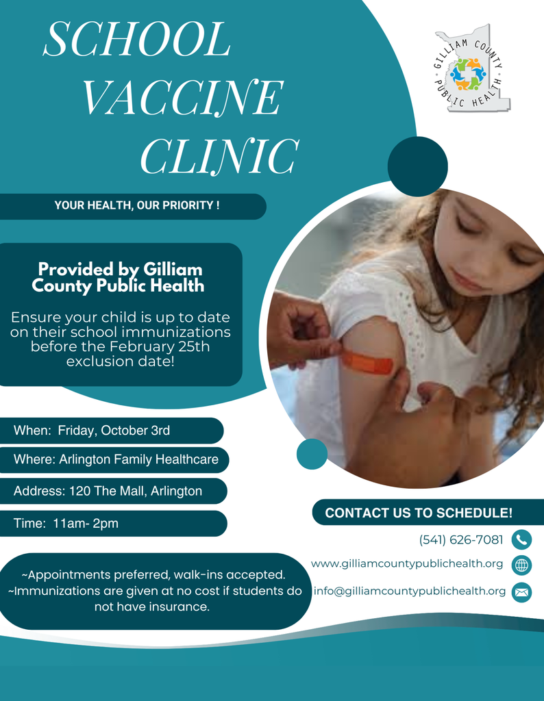 School vaccine clinic 2025