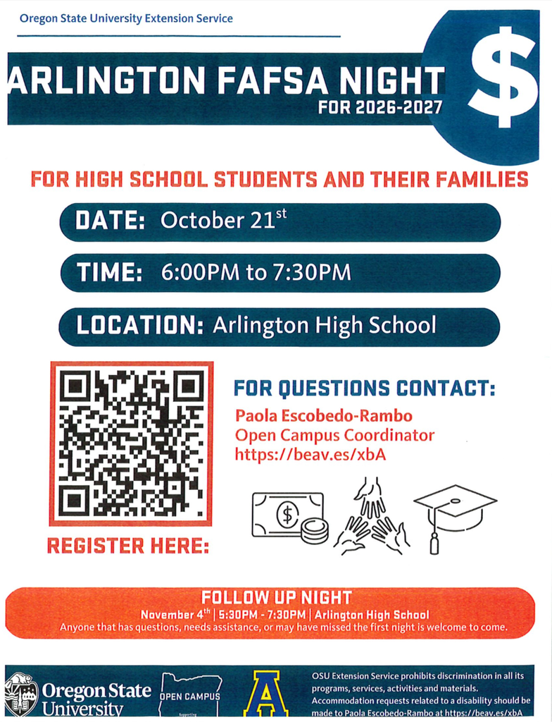 FASFA night flier
