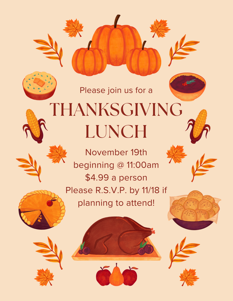 Thanksgiving Lunch 2025