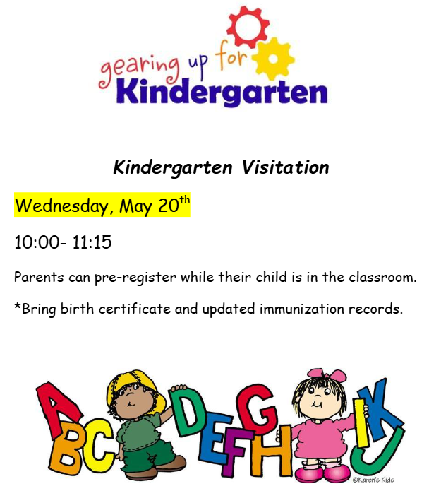Kindergarten Visitation Flyer