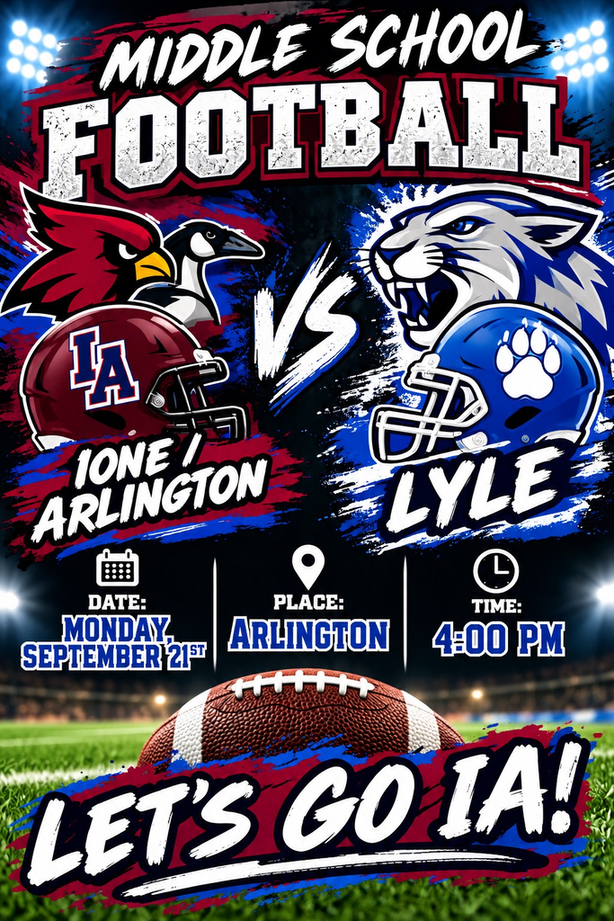 Middle School First Football game of the season 9/21